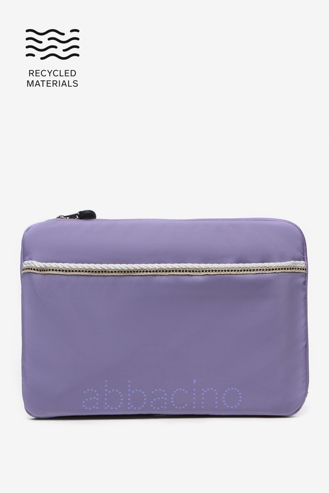 Abbacino Funda Para El Portátil En Tejidos Reciclados Lavanda