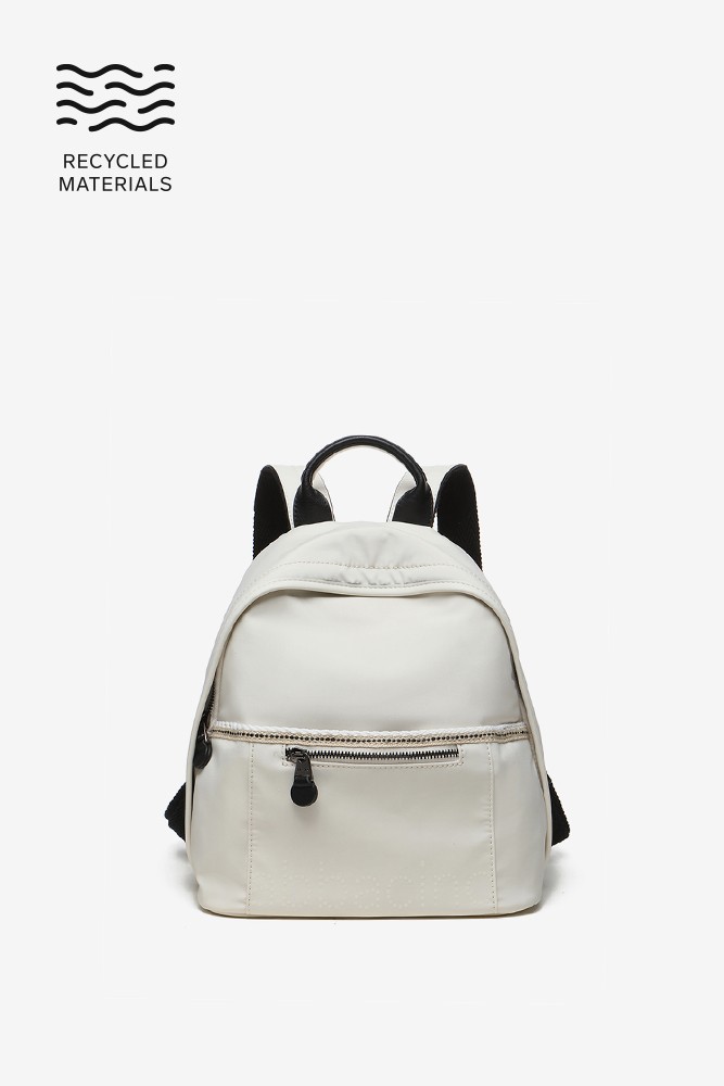 Abbacino Mochila De Mujer En Tejidos Reciclados Beige