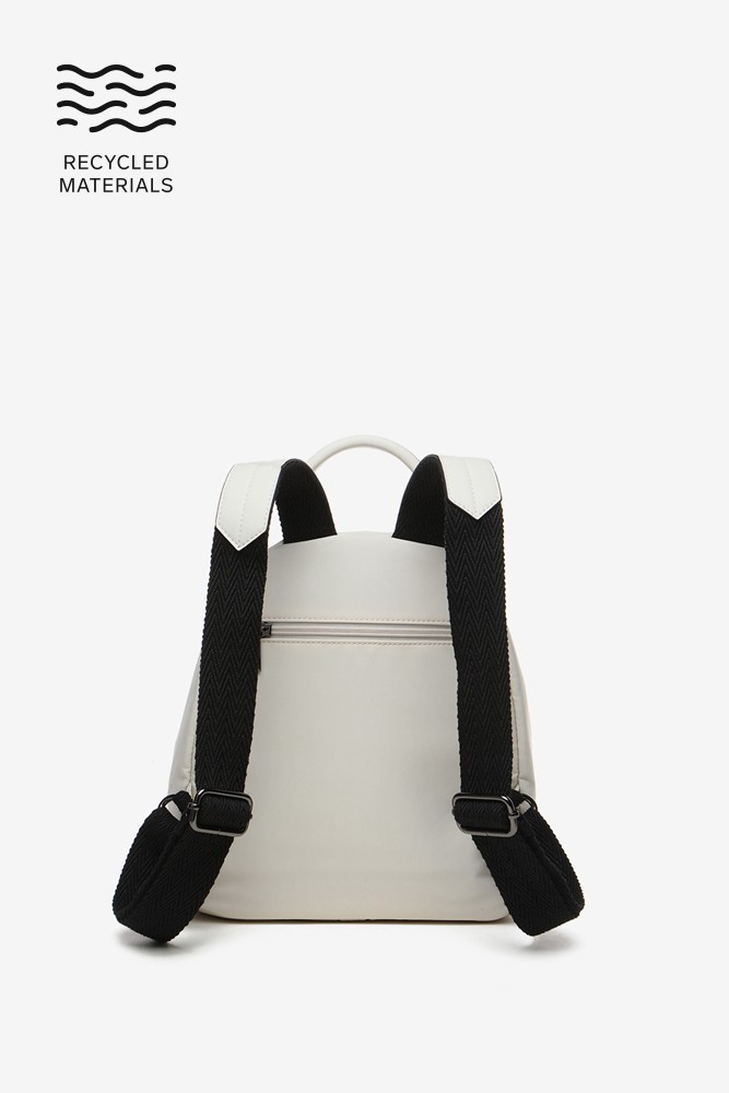 Abbacino Mochila De Mujer En Tejidos Reciclados Beige