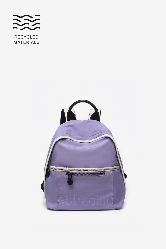 Abbacino Mochila De Mujer En Tejidos Reciclados Lavanda
