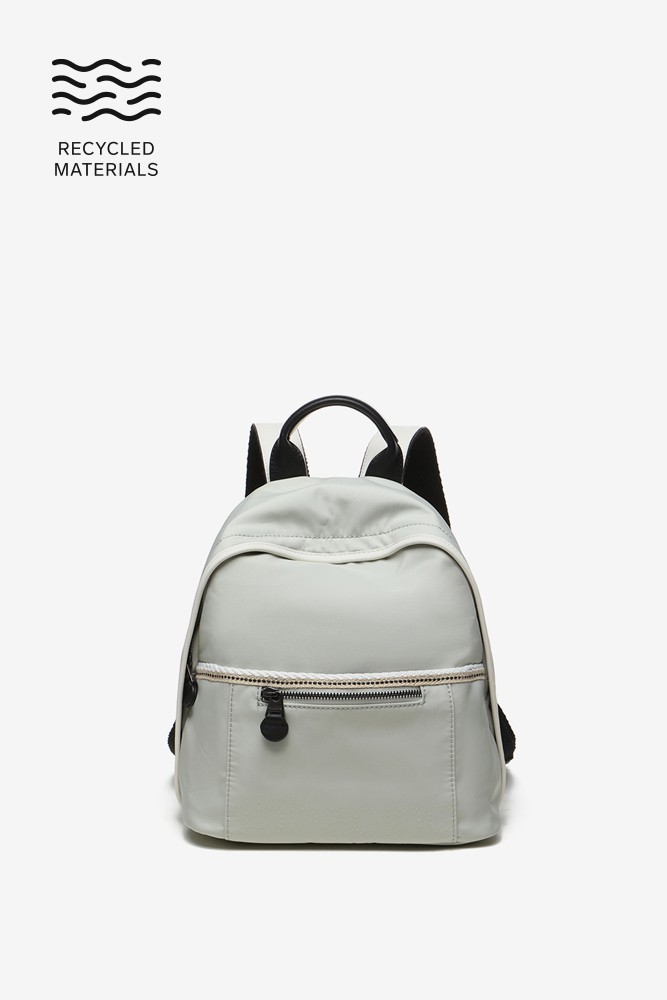 Abbacino Mochila De Mujer En Tejidos Reciclados Verde