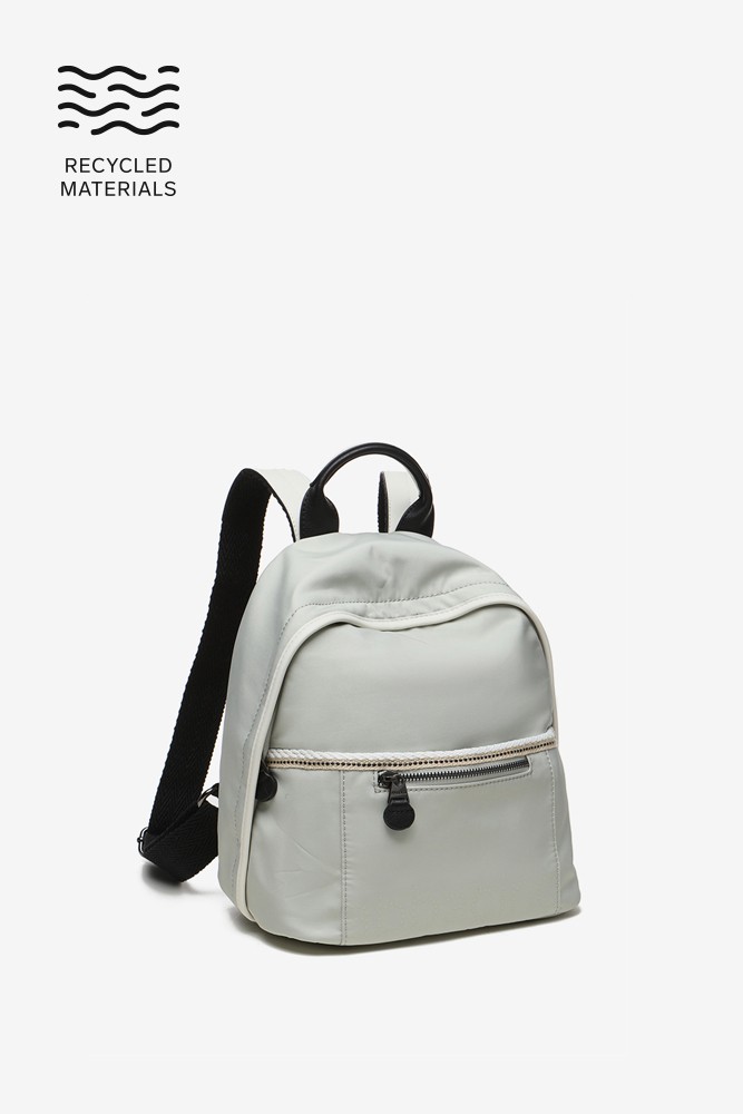 Abbacino Mochila de mujer en tejidos reciclados verde