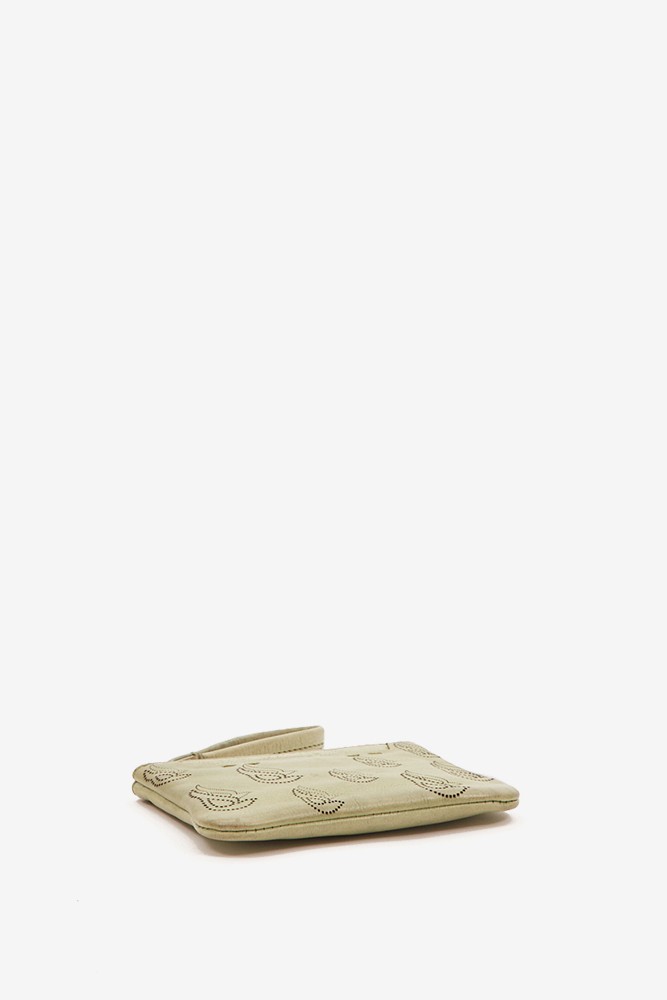 Abbacino Monedero De Mujer En Piel Troquelada Verde