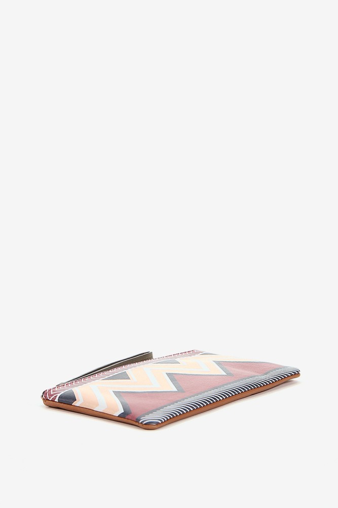Abbacino Neceser De Mujer Con Print Geométrico En Burdeos