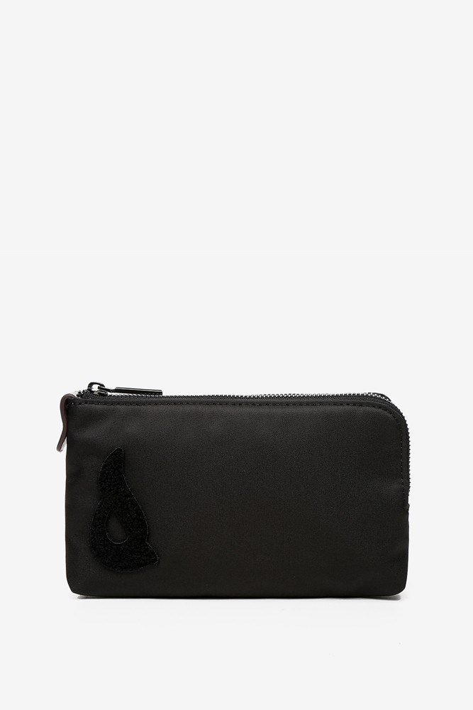 Abbacino Neceser plano de mujer en materiales reciclados negro