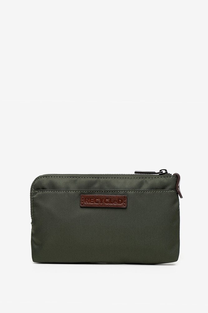 Abbacino Neceser Plano De Mujer En Materiales Reciclados Verde
