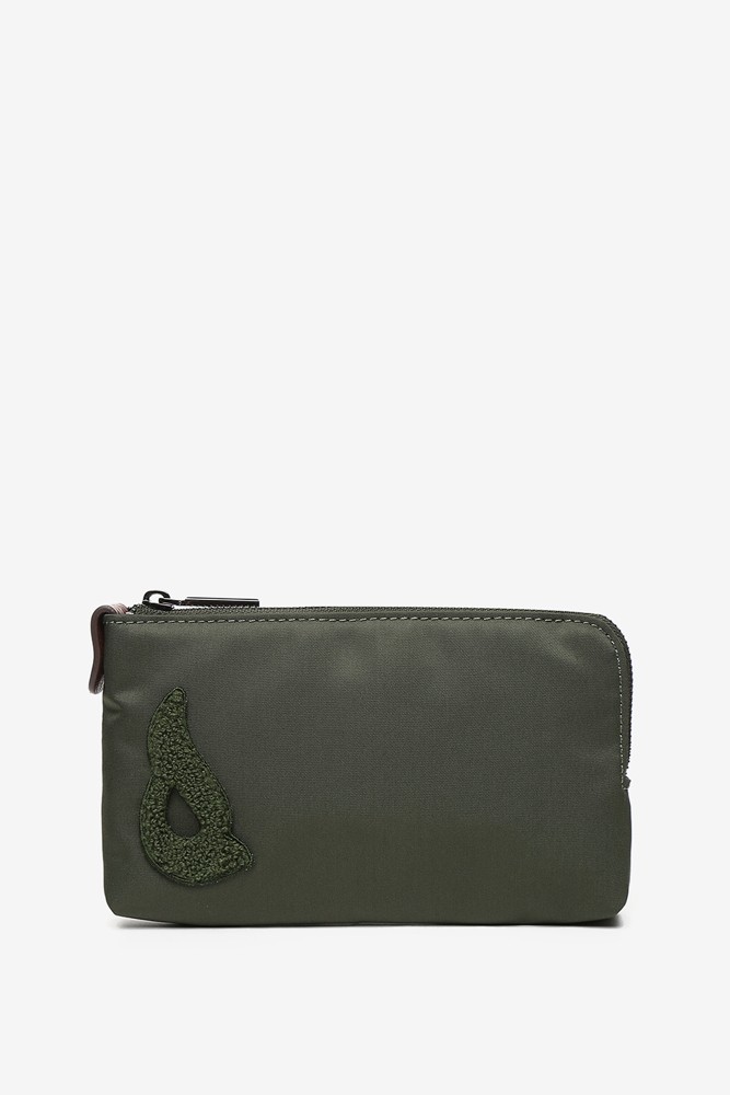 Abbacino Neceser plano de mujer en materiales reciclados verde