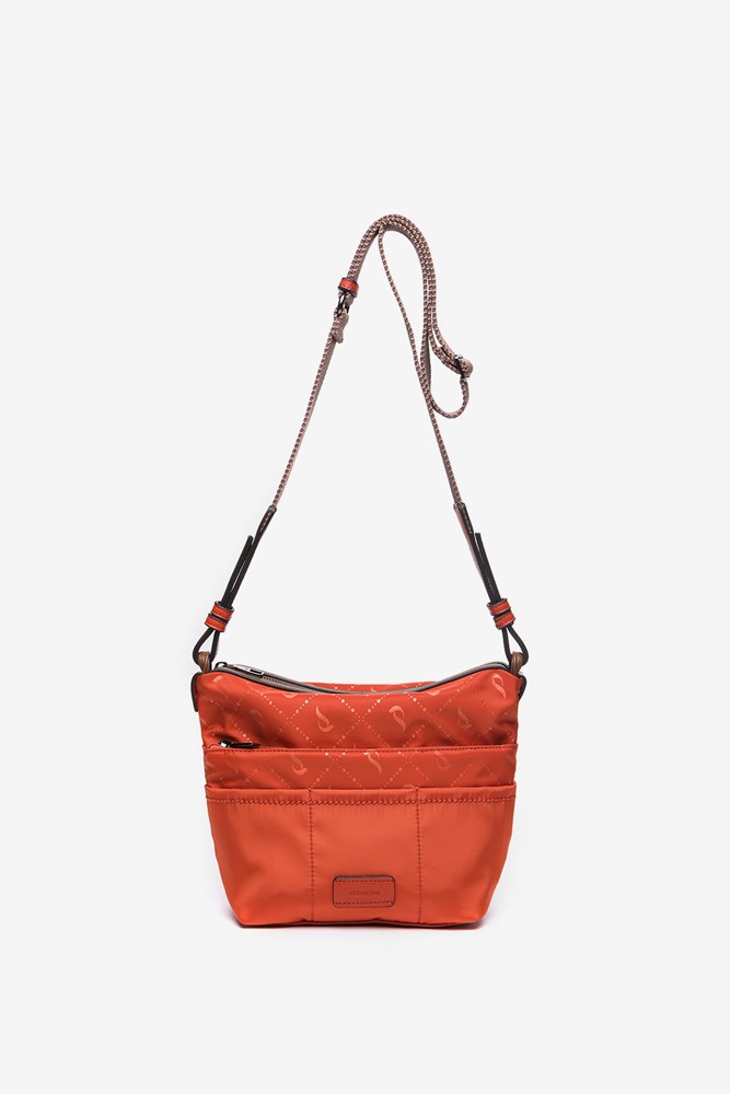 Abbacino Organizador En Materiales Reciclados Naranja