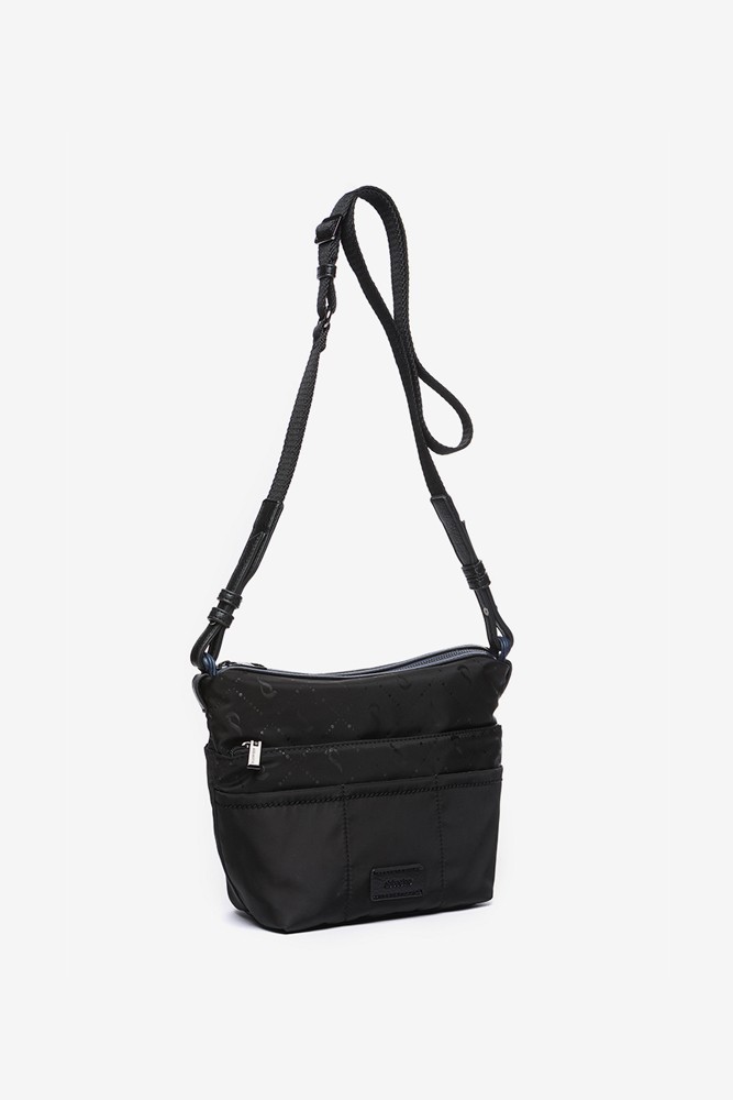 Abbacino Organizador en materiales reciclados negro