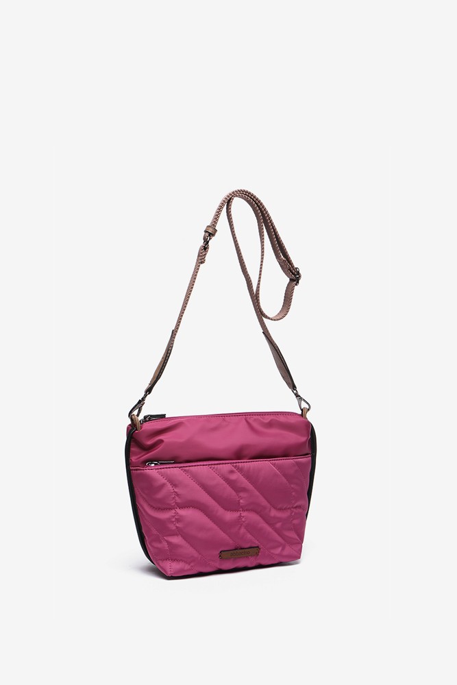 Abbacino Organizador en materiales reciclados y acolchados fucsia