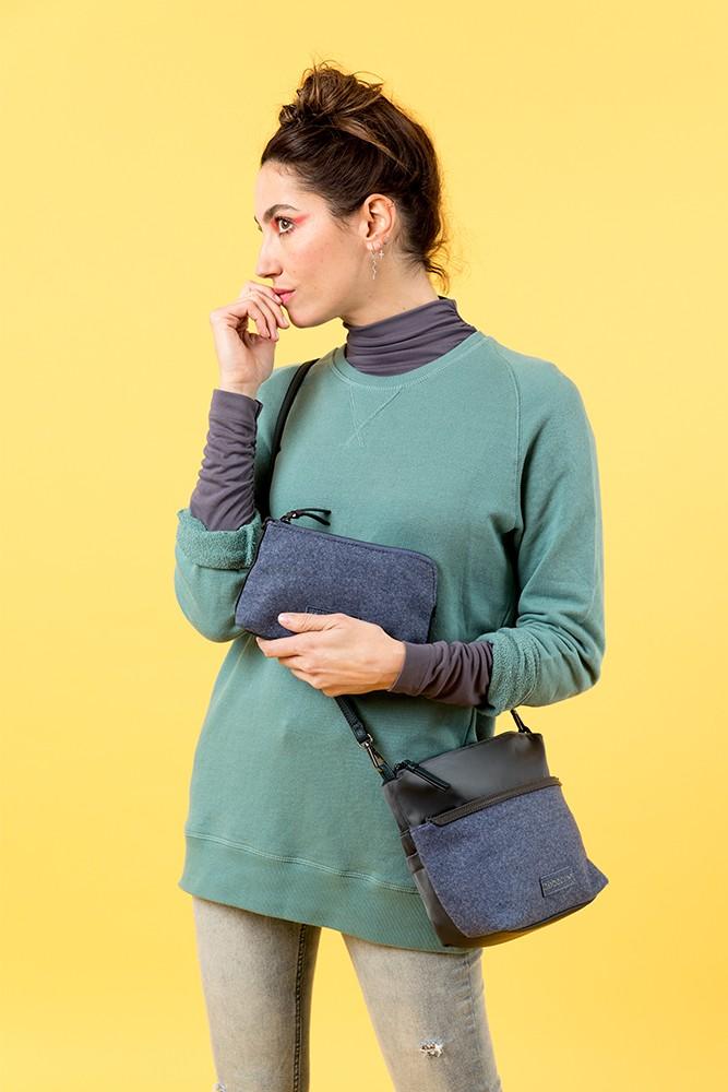 Abbacino Organizador Para El Bolso De Fieltro En Azul