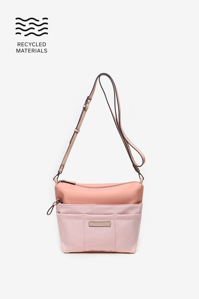 Abbacino Organizador Para El Bolso En Materiales Reciclados Rosa