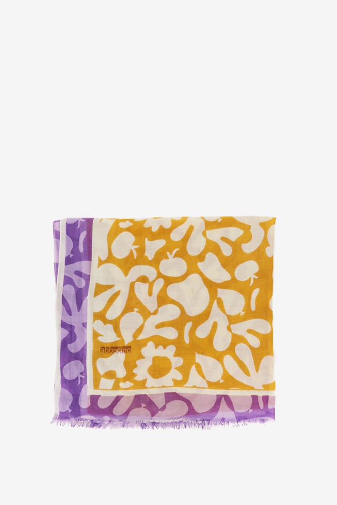 Abbacino Pañuelo De Mujer Con Estampado Animal Print En Amarillo