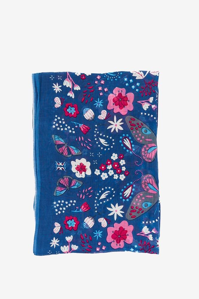 Abbacino Pañuelo De Mujer Con Estampado Boho En Azul