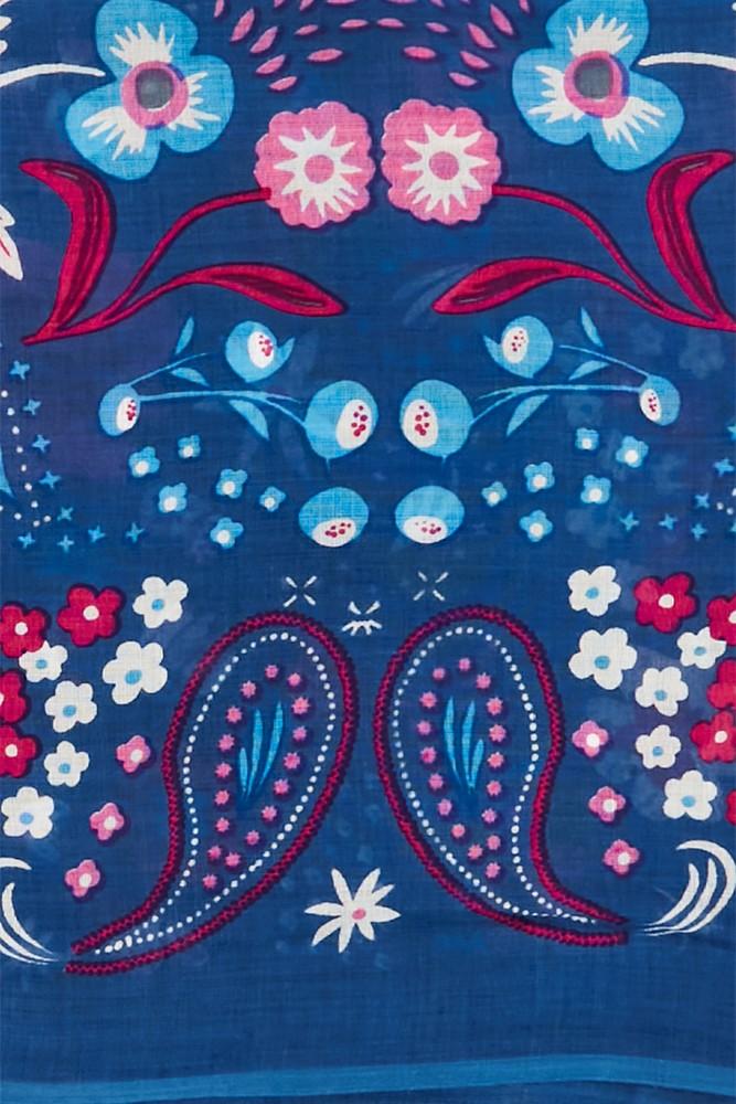 Abbacino Pañuelo De Mujer Con Estampado Boho En Azul