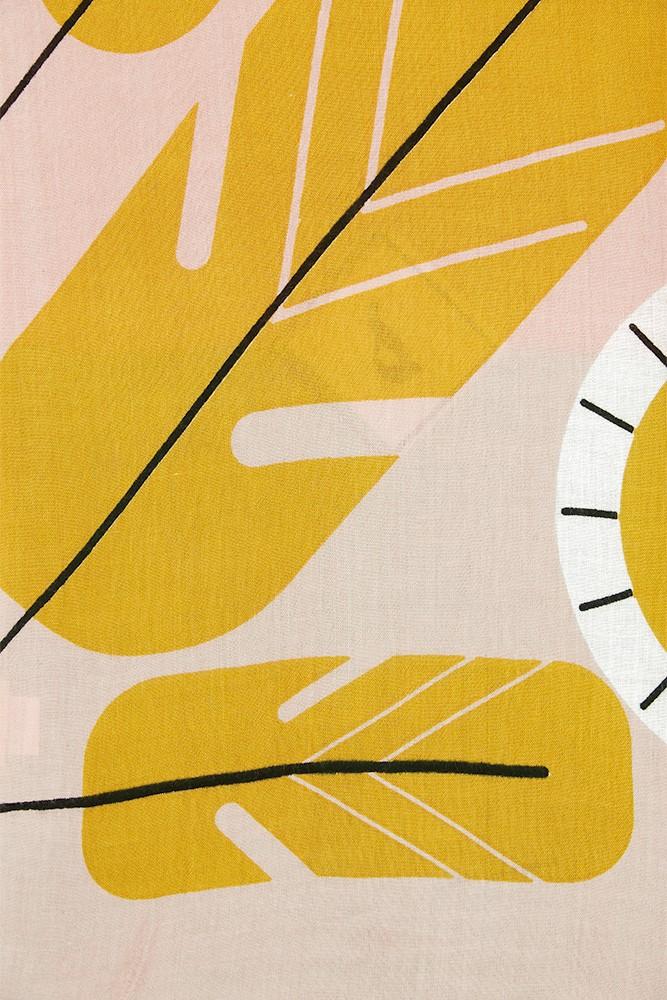 Abbacino Pañuelo De Mujer Con Estampado Floral En Amarillo