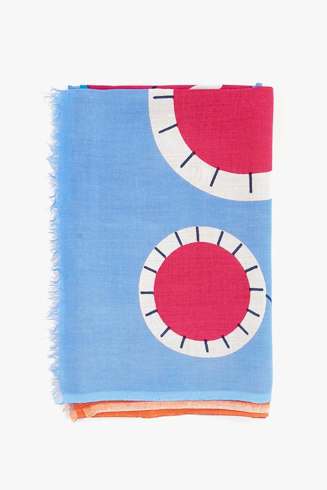 Abbacino Pañuelo De Mujer Con Estampado Floral En Azul