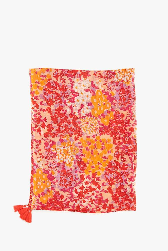 Abbacino Pañuelo De Mujer Con Estampado Floral Mini Rojo