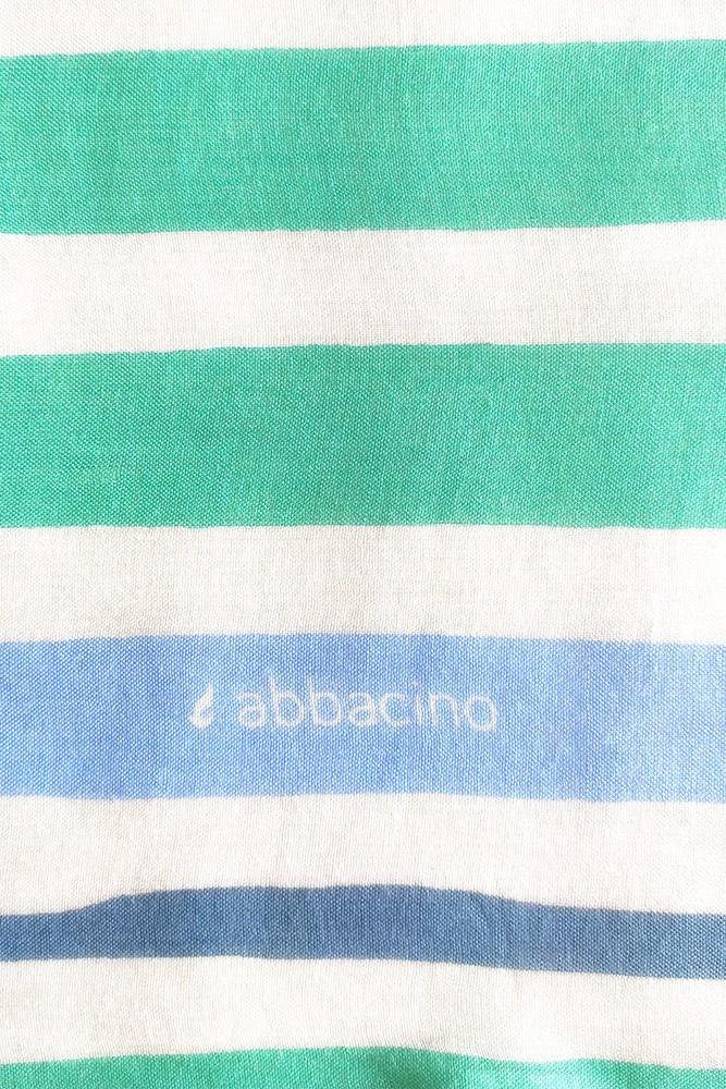 Abbacino Pañuelo De Mujer De Viscosa Con Print A Rayas Turquesa