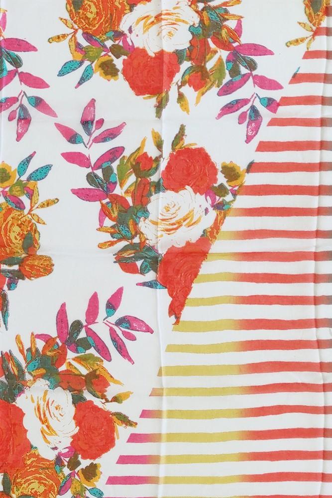 Abbacino Pañuelo De Mujer De Viscosa Con Print Floral En Rosa