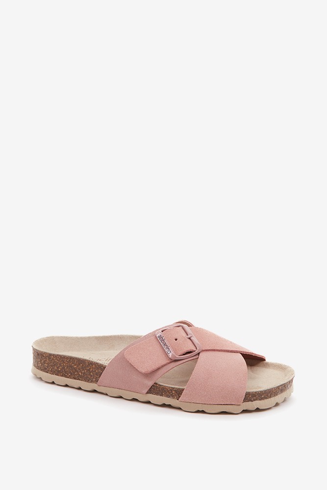 Abbacino Sandalia Plana Con Hebilla De Mujer En Rosa