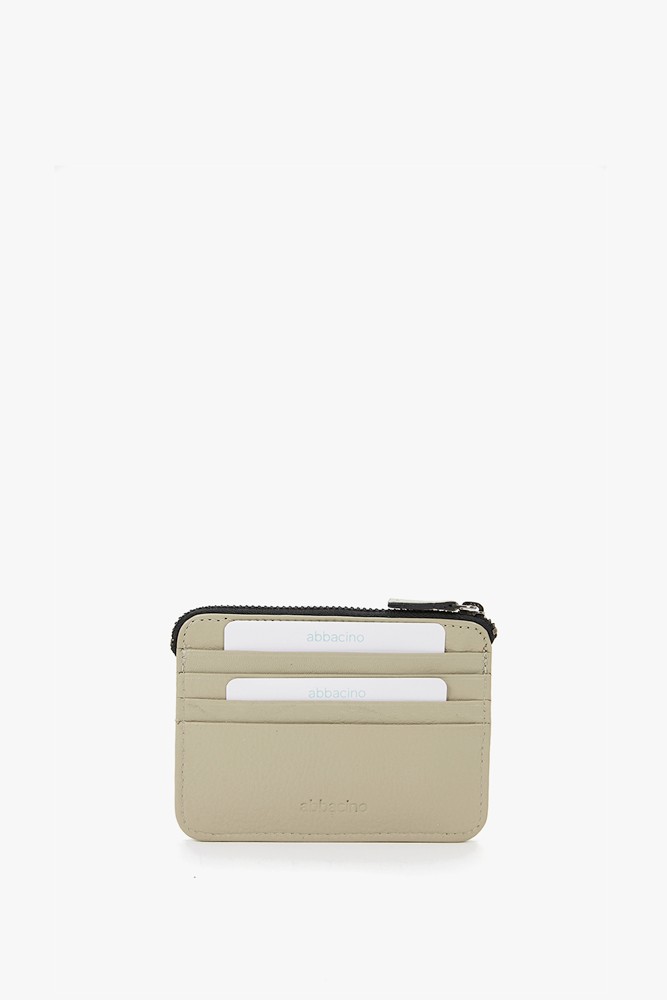 Abbacino Tarjetero-monedero De Mujer De Piel En Verde