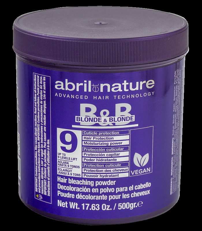Abril et nature Blonde&Blonde. Decoloración en polvo vegano sin IMO Abril et nature Blonde&Blonde. Decoloración en polvo vegano sin IMO