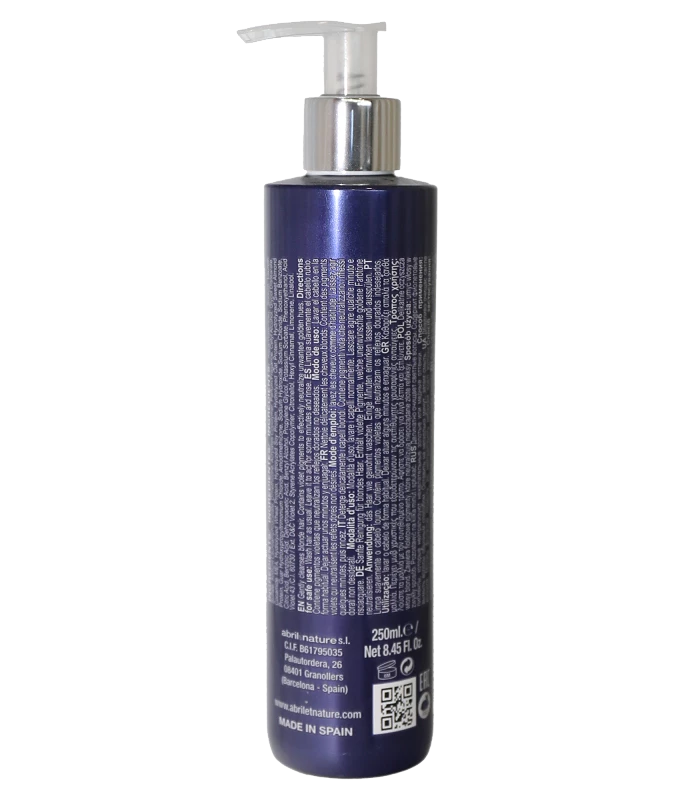 Abril Et Nature Champú Platinum Matizador Para Cabello Rubio Y Canas. Anti-amarillos