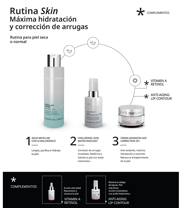 Abril Et Nature Crema Facial Hidrante Anti-Arrugas Y Anti-Oxidante 35+
