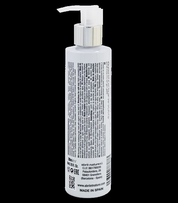 Abril Et Nature Mascarilla Con Aceite Orgánico De Cáñamo Detox