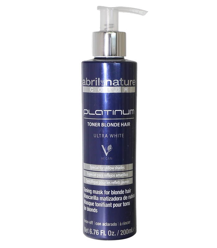 Abril et nature Mascarilla violeta Platinum para cabellos rubios y canas Abril et nature Mascarilla violeta Platinum para cabellos rubios y canas