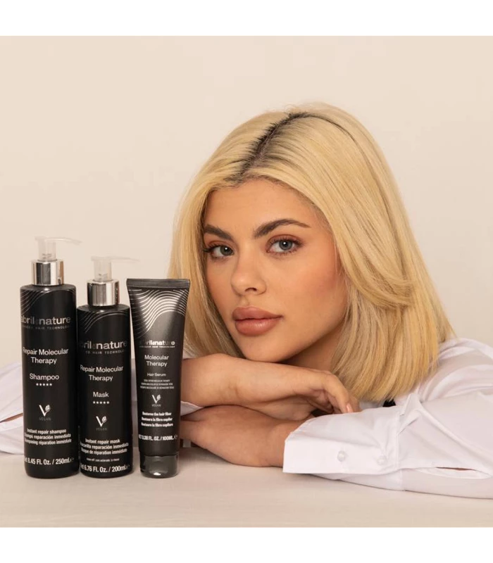 Abril Et Nature Mini Pack Molecular Therapy Restauración Y Reparación Inmediata Del Cabello