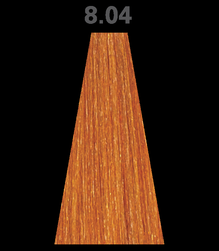 Abril et nature NatureColor Plex. Tinte Permanente sin PPD Nº8.04 Rubio Claro Cobre Natural