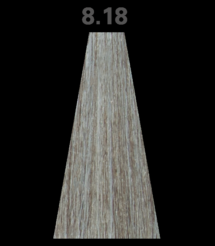 Abril et nature NatureColor Plex. Tinte Permanente sin PPD Nº8.18 Rubio Claro Ceniza Azulado