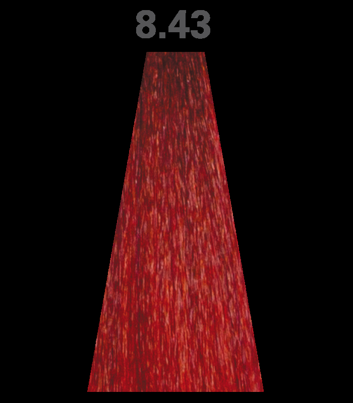 Abril et nature NatureColor Plex. Tinte Permanente sin PPD Nº8.43 Rubio Claro Cobrizo Intenso Dorado