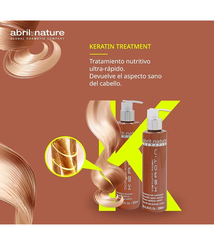 Abril Et Nature Pack Keratin Restaurador Y Regenerador Con Queratina