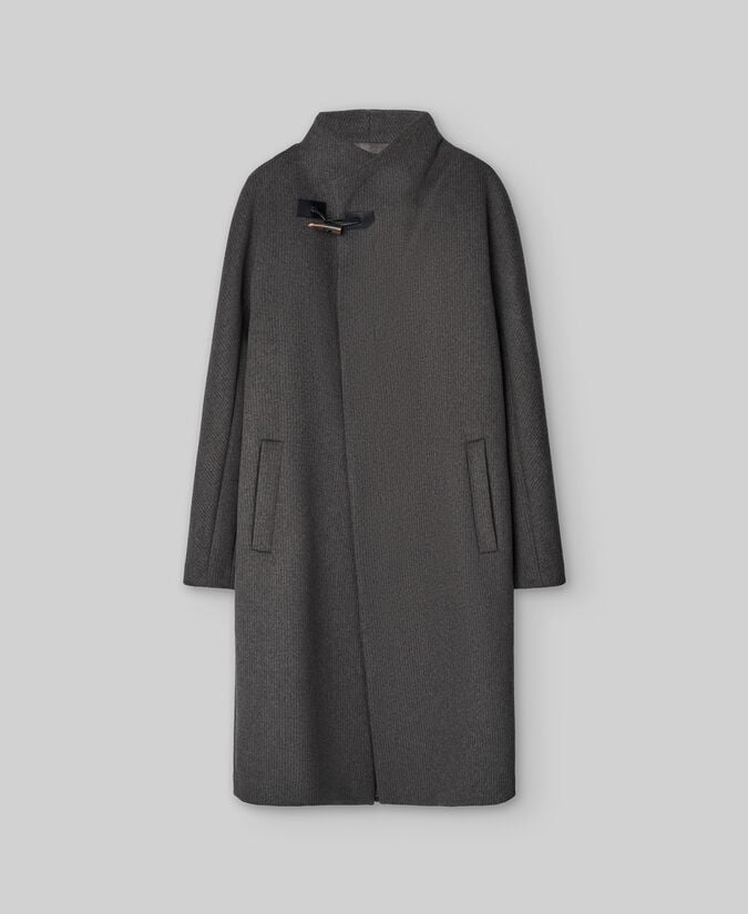 Adolfo Dominguez Abrigo Cruzado Cuello Chimenea Hombre