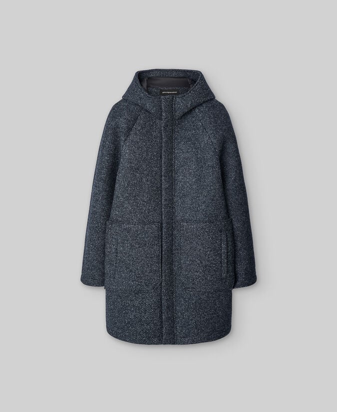 Adolfo Dominguez Abrigo Neopreno Con Capucha Hombre