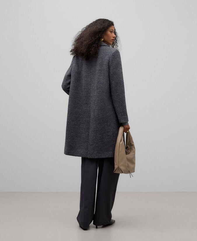 Adolfo Dominguez Abrigo Sastre Mezcla Lana Mujer