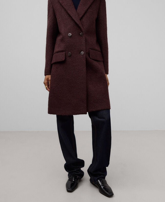 Adolfo Dominguez Abrigo Sastre Mezcla Lana Mujer