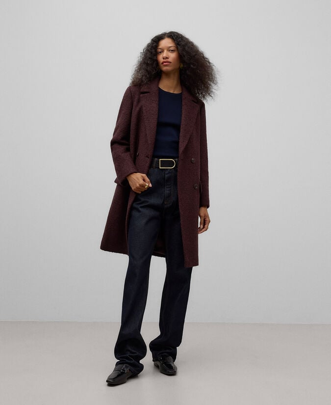 Adolfo dominguez Abrigo sastre mezcla lana mujer