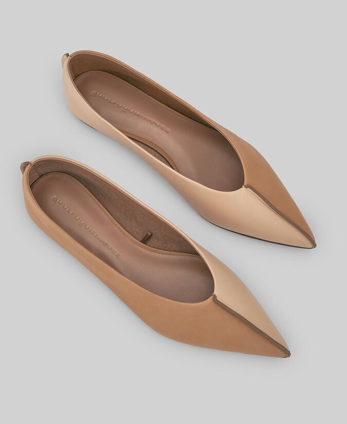 Adolfo dominguez Bailarina en punta tricolor mujer