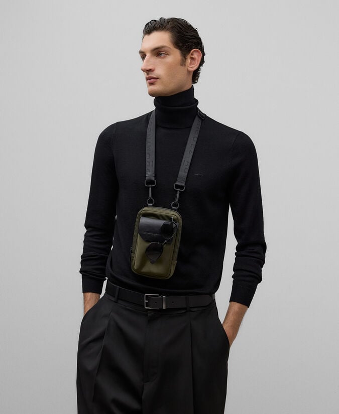 Adolfo Dominguez Bandolera Bicolor Solapa Hombe