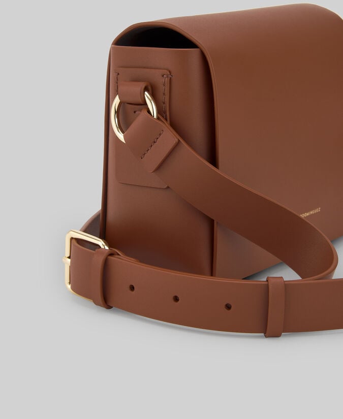 Adolfo Dominguez Bandolera Cuadrada Piel Mujer