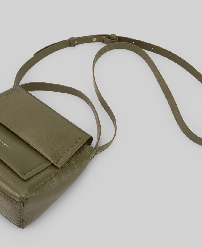 Adolfo Dominguez Bandolera Mini Craquelada Mujer