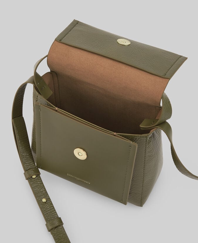 Adolfo Dominguez Bandolera Mini Craquelada Mujer