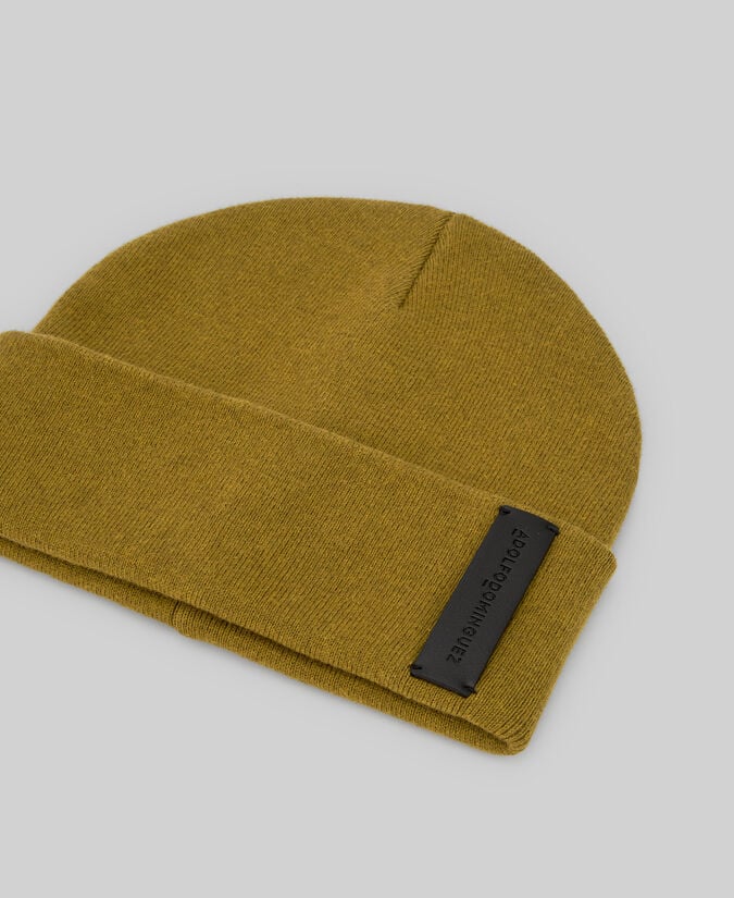 Adolfo dominguez Beanie algodón logo hombre