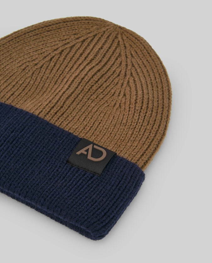 Adolfo dominguez Beanie bicolor hombre
