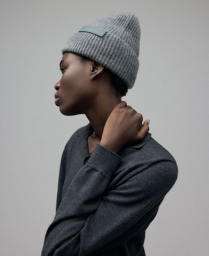 Adolfo Dominguez Beanie Mezcla Mohair Mujer