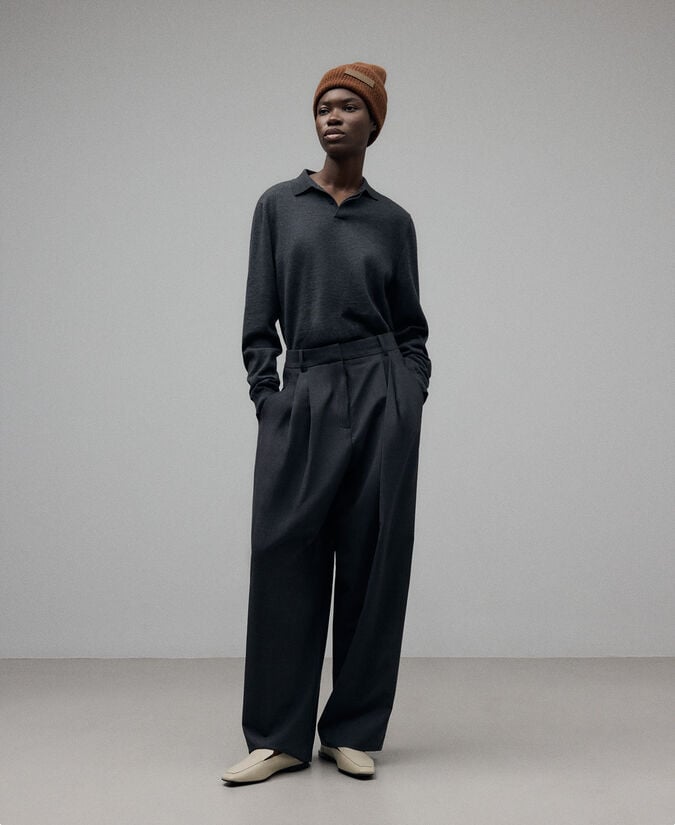 Adolfo Dominguez Beanie Mezcla Mohair Mujer